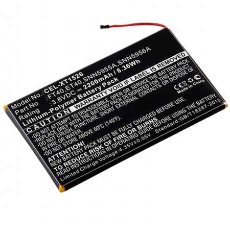 Replacement Cell Phone Battery For Motorola SNN5955A